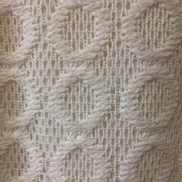 Off-White Crochet Mini Shift Dress Size XS - Picture 4 of 7